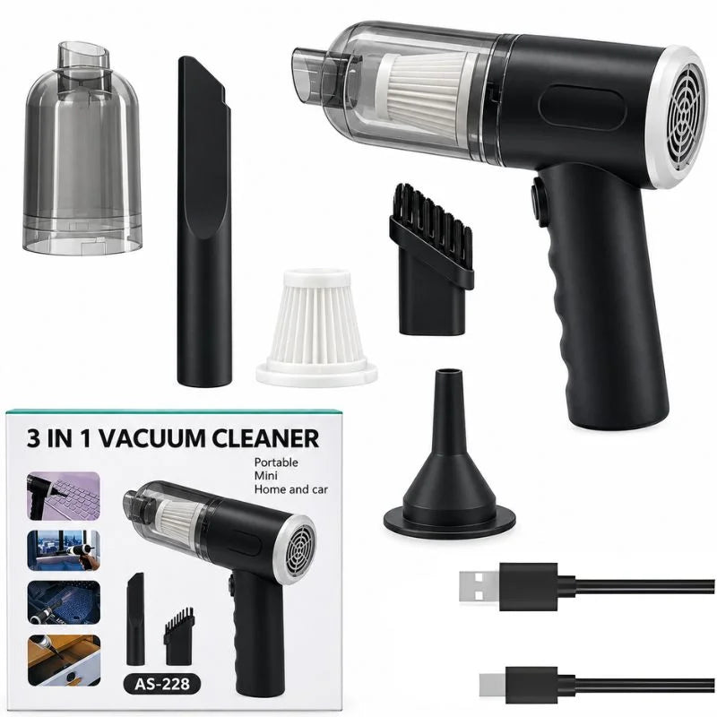 Powerful Rechargeable 3 In 1 Dual Mode Cordless Handheld Wireless Handy Portable light weight Vacuum Cleaner